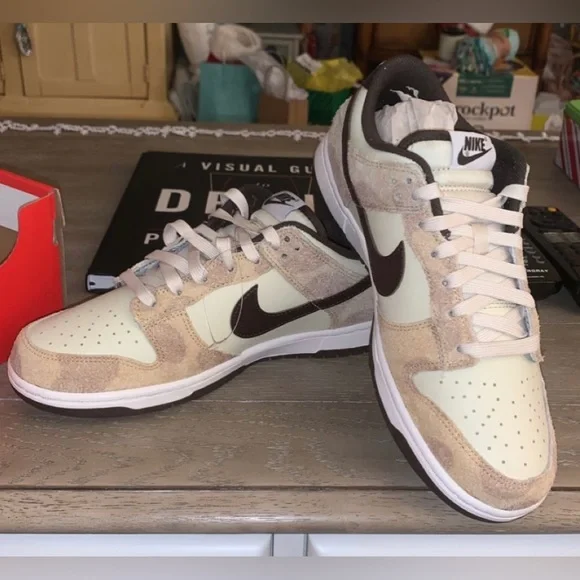 Nike Dunk Low Retro PRM Mens size 8 Womens size 9.5 Animal Pack Girraffe/Cheetah - Picture 2 of 2